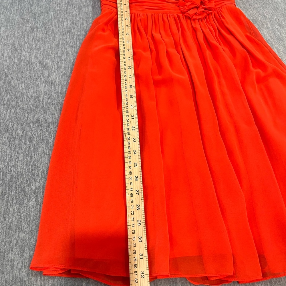 After Six Strapless Orange Dress size 4 - Picture 5 of 9